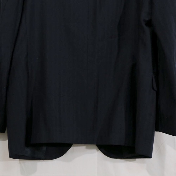 Cremieux Dillard’s Men’s Blazer 40S Navy 100% Wool Sport Coat made in Canada - Picture 9 of 9